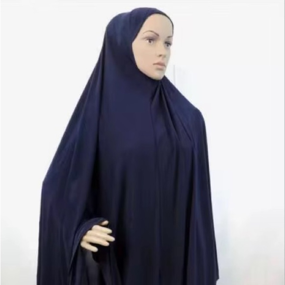 RESTOCKED Islamic prayer hijab Long khimar Muslim prayer dress khimar abaya - Picture 2 of 2